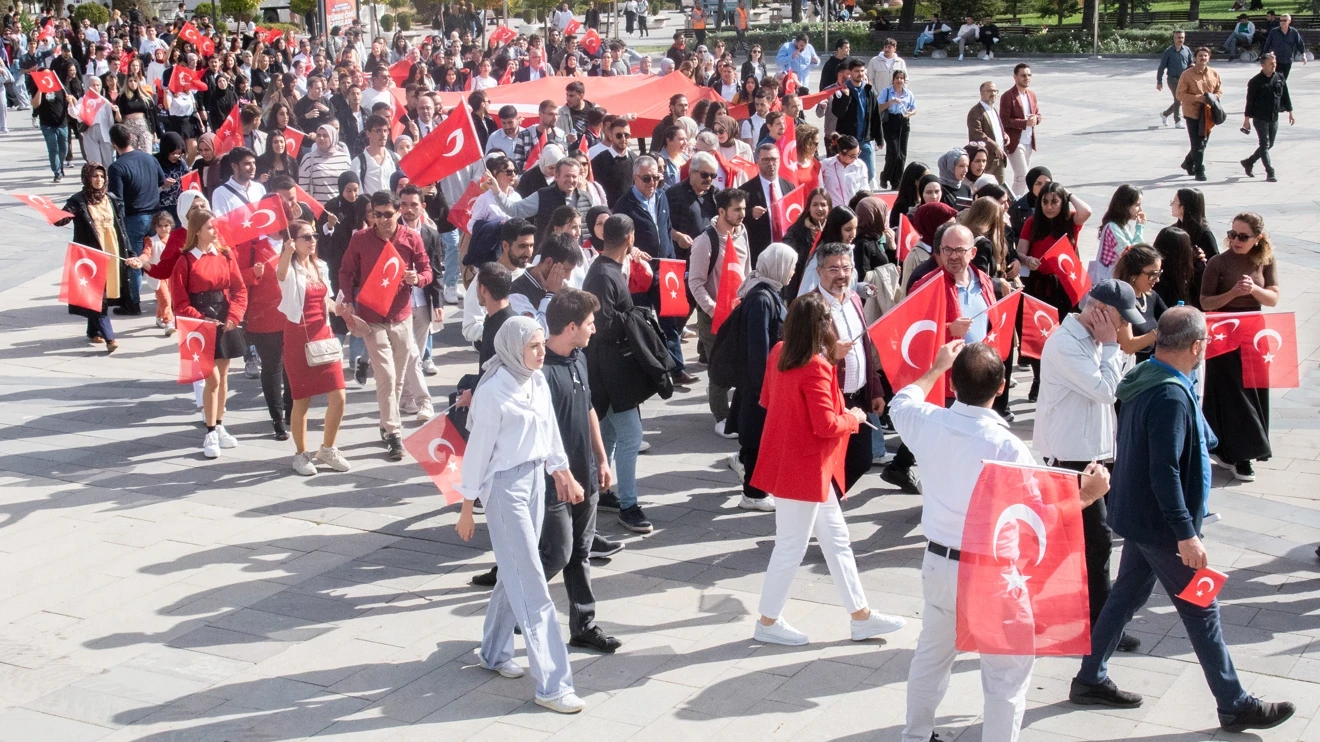 '100th Anniversary of the Republic March' organized at Selçuk University